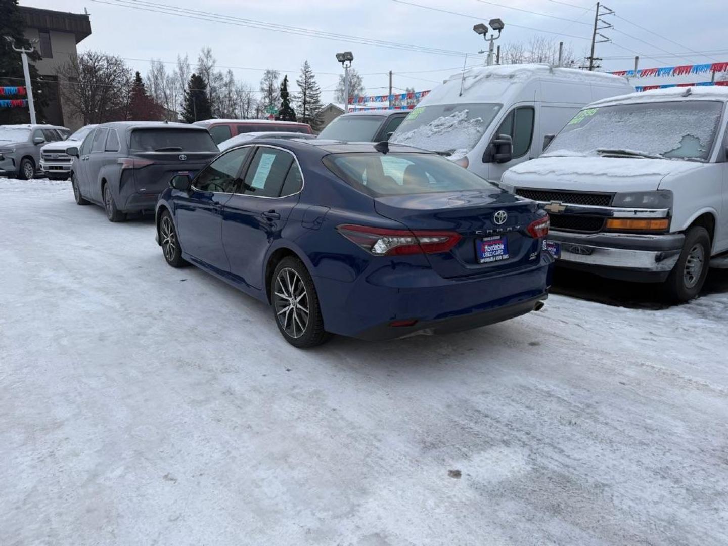 2023 BLUE TOYOTA CAMRY XLE (4T1F11BK2PU) with an 2.5L engine, Automatic transmission, located at 929 East 8th Ave, Anchorage, AK, 99501, (907) 274-2277, 61.214783, -149.866074 - Photo#2