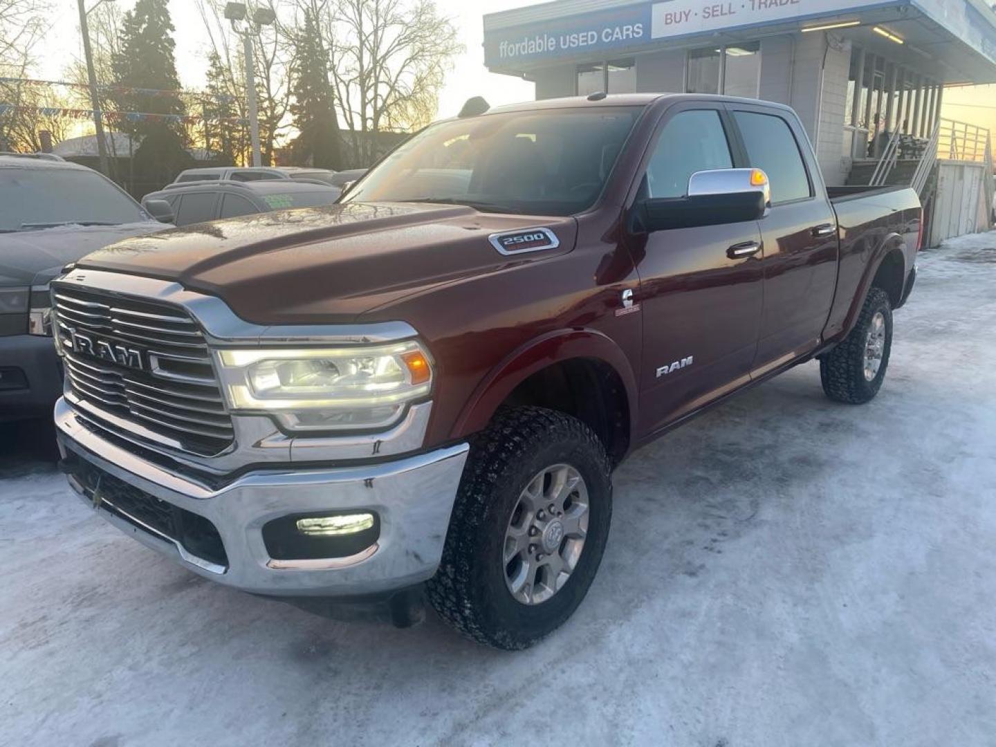 2022 MAROON RAM 2500 LARAMIE (3C6UR5FL2NG) with an 6.7L engine, Automatic transmission, located at 929 East 8th Ave, Anchorage, AK, 99501, (907) 274-2277, 61.214783, -149.866074 - Photo#0