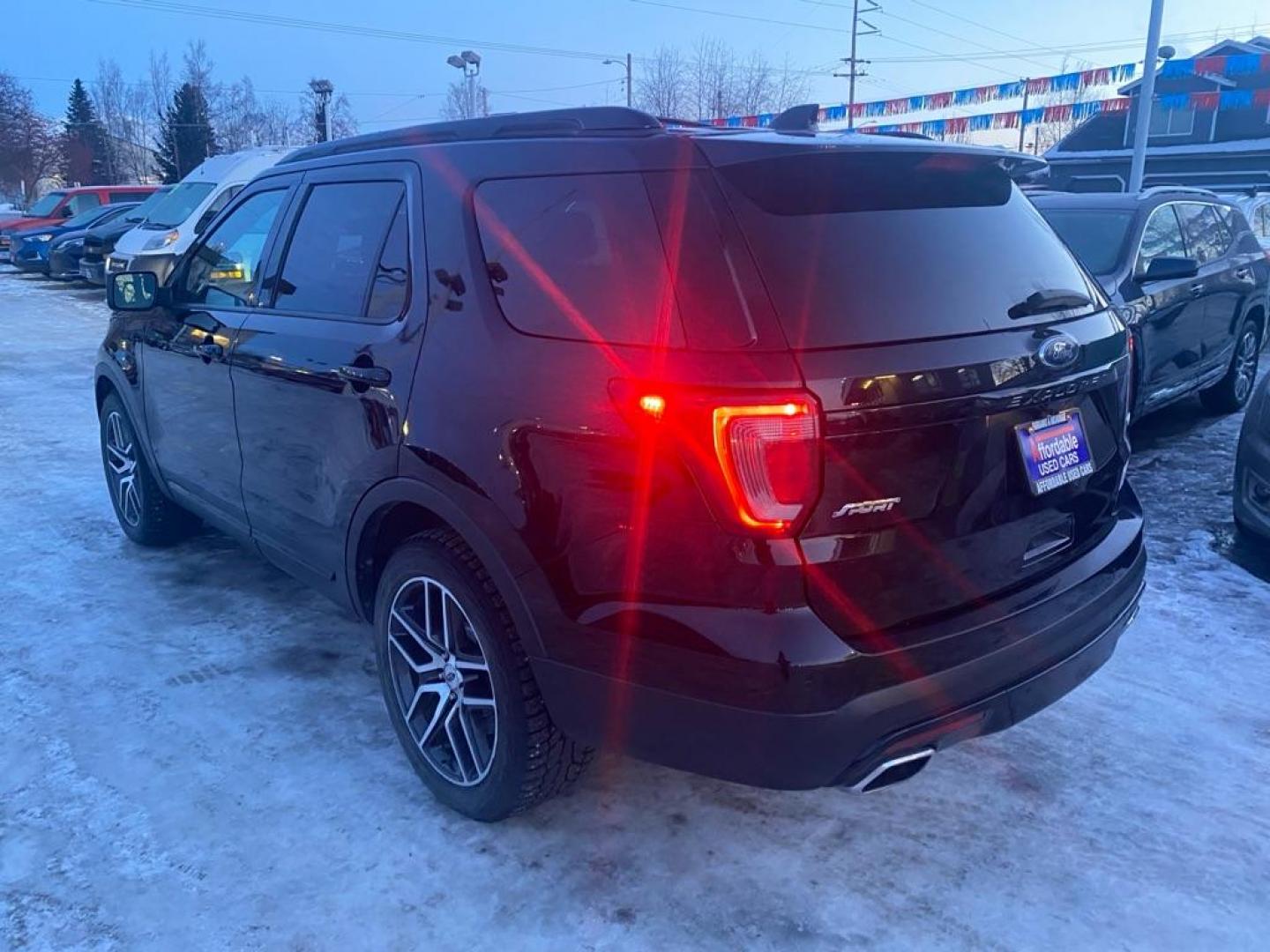 2017 BLACK FORD EXPLORER SPORT (1FM5K8GT1HG) with an 3.5L engine, Automatic transmission, located at 929 East 8th Ave, Anchorage, AK, 99501, (907) 274-2277, 61.214783, -149.866074 - Photo#2