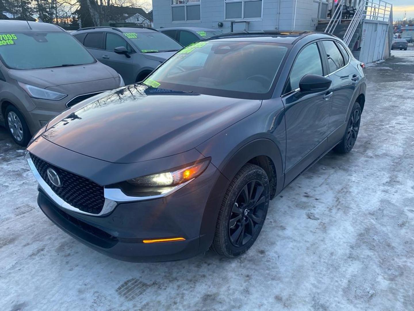 2024 GRAY MAZDA CX-30 CARBON (3MVDMBCM7RM) with an 2.5L engine, Automatic transmission, located at 929 East 8th Ave, Anchorage, AK, 99501, (907) 274-2277, 61.214783, -149.866074 - Photo#0