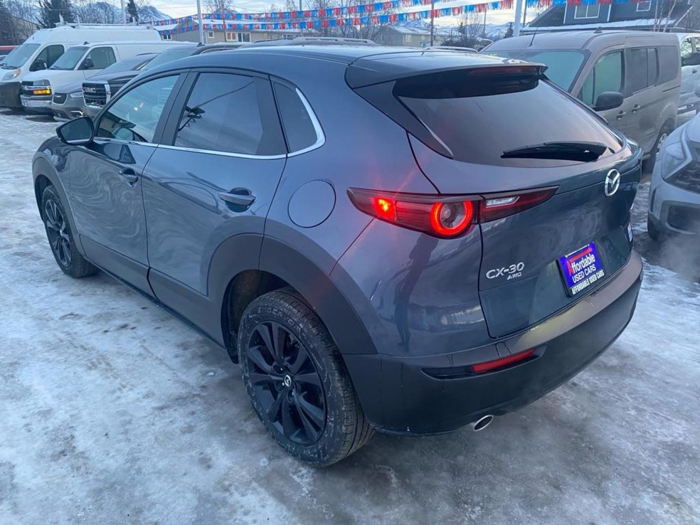 2024 GRAY MAZDA CX-30 CARBON (3MVDMBCM7RM) with an 2.5L engine, Automatic transmission, located at 929 East 8th Ave, Anchorage, AK, 99501, (907) 274-2277, 61.214783, -149.866074 - Photo#2