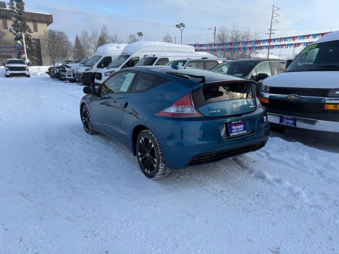 2014 BLUE HONDA CR-Z (JHMZF1D43ES) with an 1.5L engine, Continuously Variable transmission, located at 929 East 8th Ave, Anchorage, AK, 99501, (907) 274-2277, 61.214783, -149.866074 - Photo#2