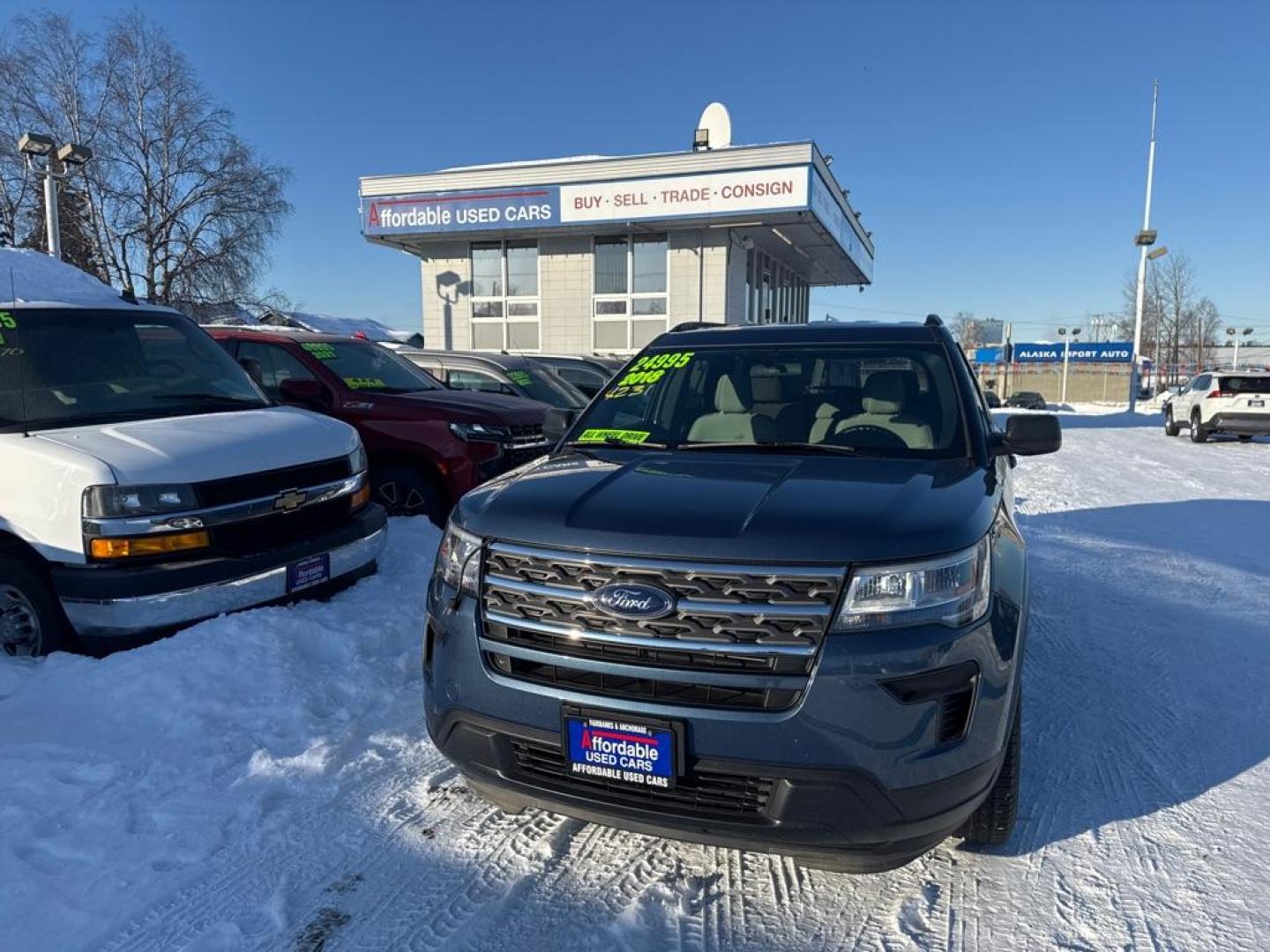 2018 BLUE FORD EXPLORER (1FM5K8B80JG) with an 3.5L engine, Automatic transmission, located at 929 East 8th Ave, Anchorage, AK, 99501, (907) 274-2277, 61.214783, -149.866074 - Photo#0