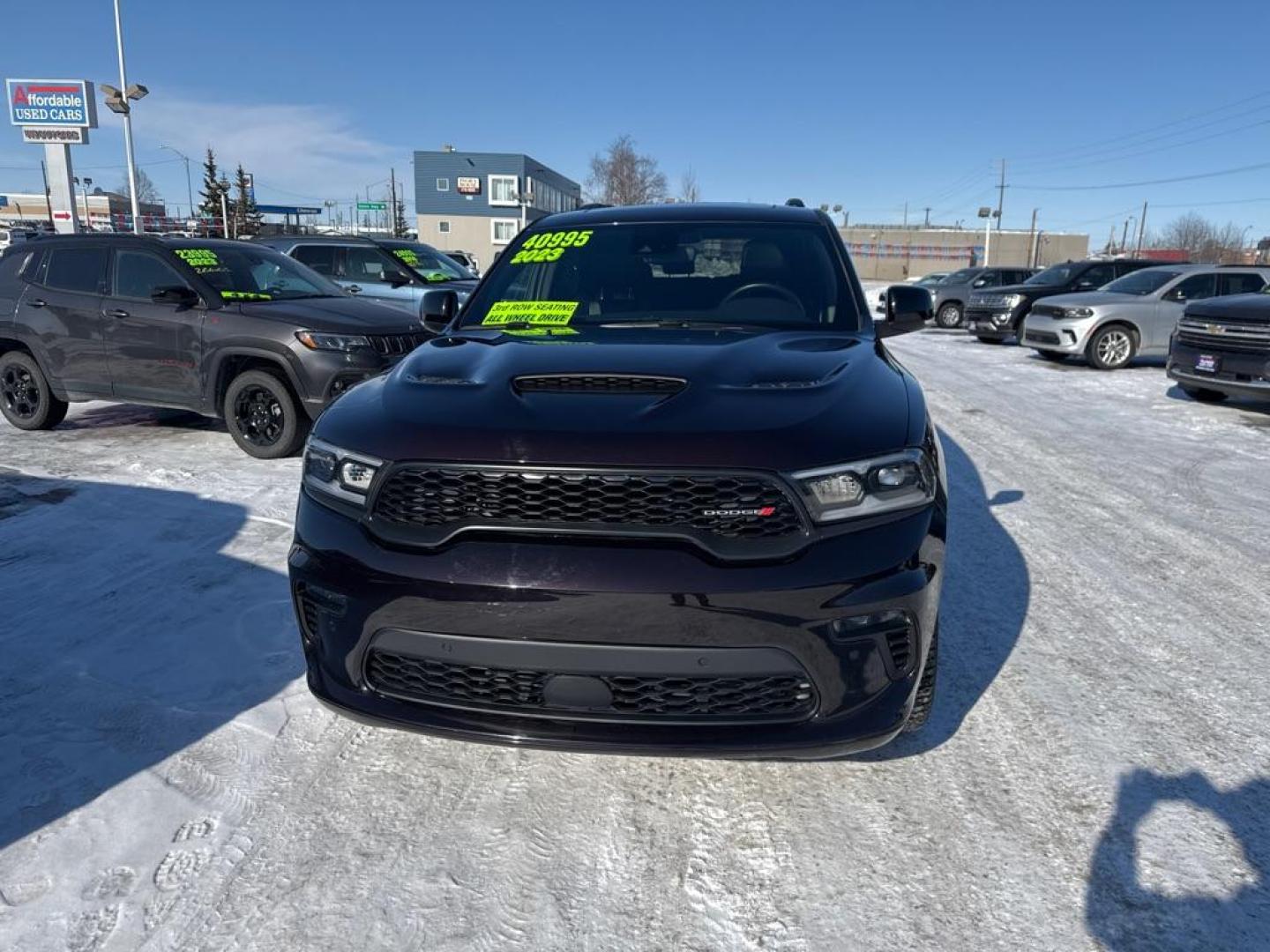 2023 BLACK DODGE DURANGO R/T (1C4SDJCT9PC) with an 5.7L engine, Automatic transmission, located at 929 East 8th Ave, Anchorage, AK, 99501, (907) 274-2277, 61.214783, -149.866074 - Photo#0