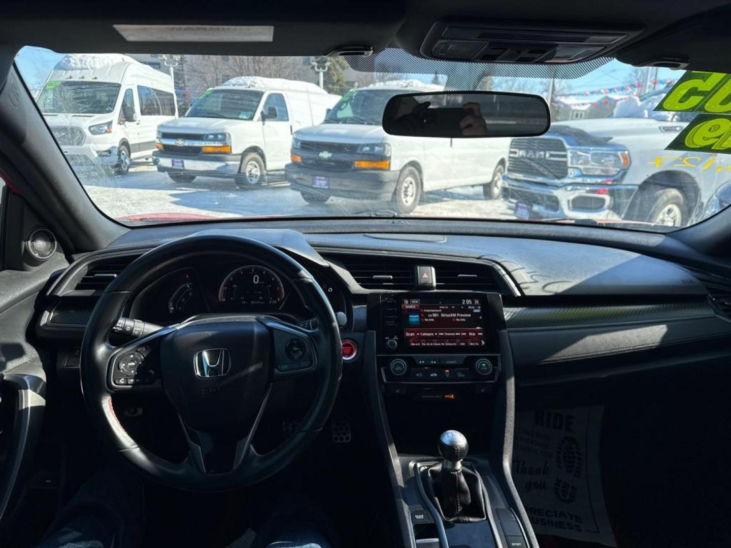 2019 RED HONDA CIVIC SI (2HGFC3A51KH) with an 1.5L engine, 6-Speed Manual transmission, located at 929 East 8th Ave, Anchorage, AK, 99501, (907) 274-2277, 61.214783, -149.866074 - Photo#4