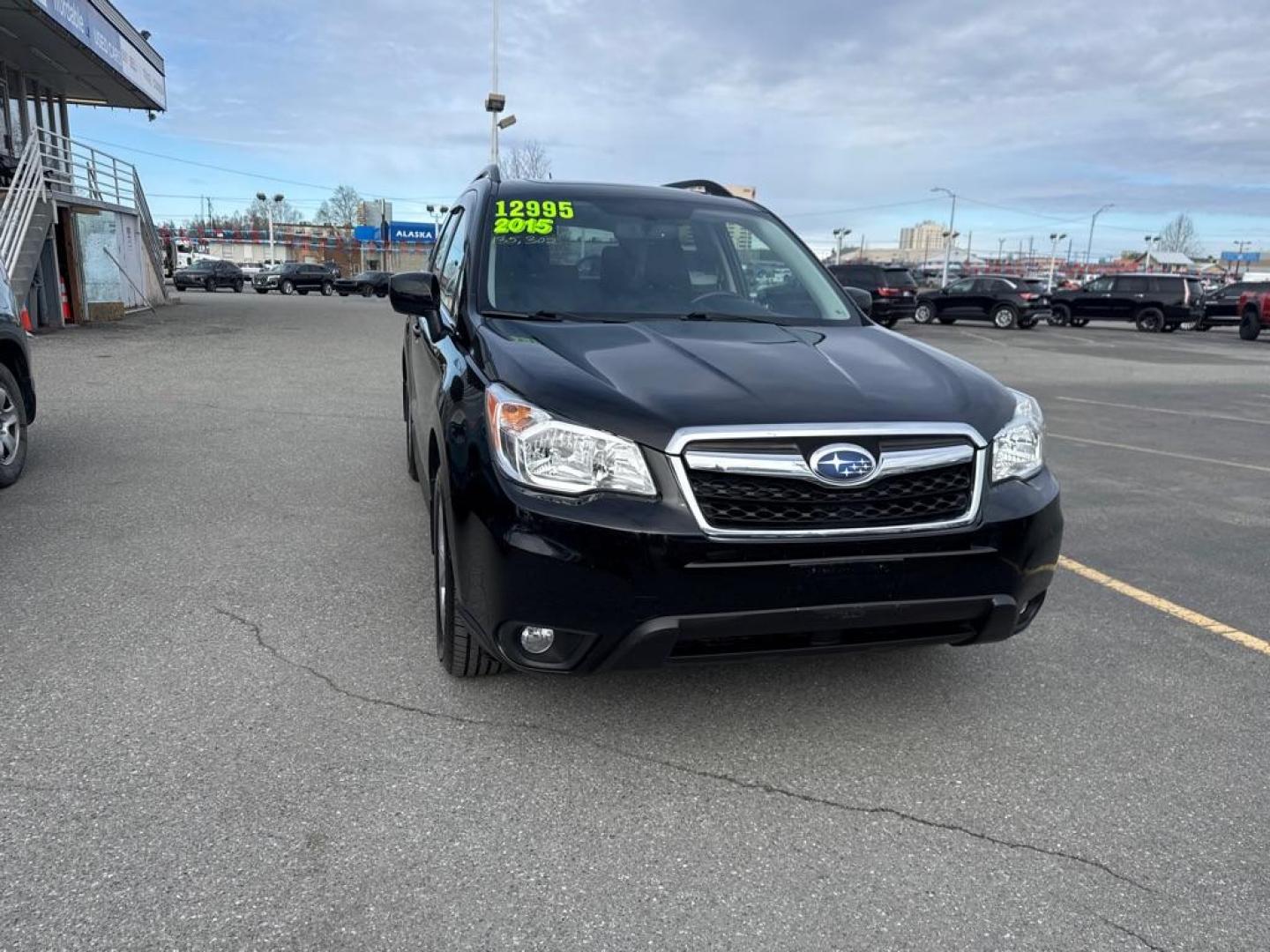 2015 BLACK SUBARU FORESTER 2.5I LIMITED (JF2SJAHC8FH) with an 2.5L engine, Continuously Variable transmission, located at 929 East 8th Ave, Anchorage, AK, 99501, (907) 274-2277, 61.214783, -149.866074 - Photo#0