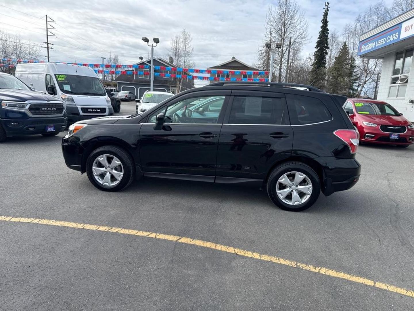 2015 BLACK SUBARU FORESTER 2.5I LIMITED (JF2SJAHC8FH) with an 2.5L engine, Continuously Variable transmission, located at 929 East 8th Ave, Anchorage, AK, 99501, (907) 274-2277, 61.214783, -149.866074 - Photo#1