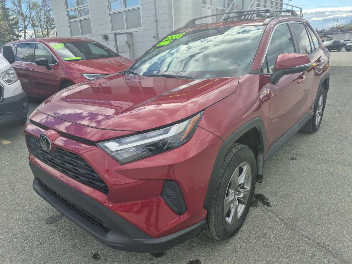 2025 RED TOYOTA RAV4 XLE (2T3RWRFV2SW) with an 2.5L engine, Continuously Variable transmission, located at 929 East 8th Ave, Anchorage, AK, 99501, (907) 274-2277, 61.214783, -149.866074 - Photo#0