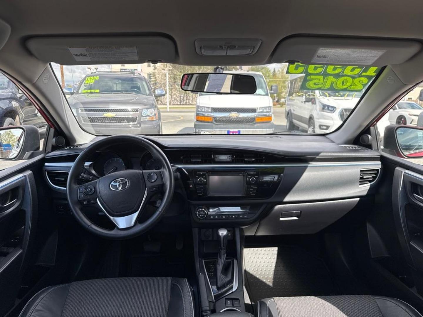 2015 RED TOYOTA COROLLA L (2T1BURHE7FC) with an 1.8L engine, Automatic transmission, located at 929 East 8th Ave, Anchorage, AK, 99501, (907) 274-2277, 61.214783, -149.866074 - Photo#3